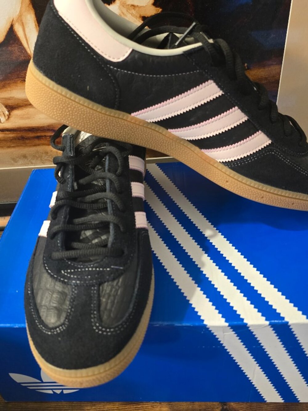 Adidas Handball Spezial KH9051 Core Black Wonder Quartz Gum Men's Sz 12 US NEW